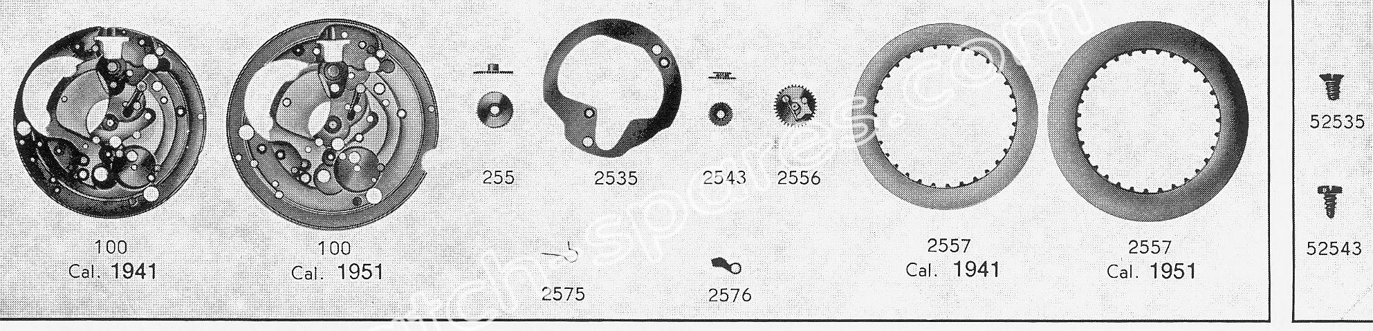 A Schild AS 1951 watch date part A Schild AS 1951 watch date part