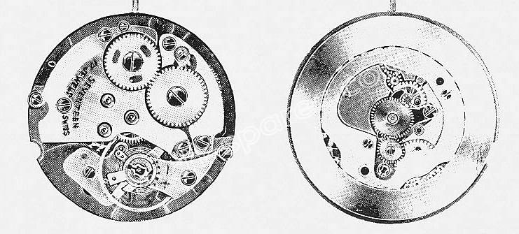 A Schild AS 1951 watch movement A Schild AS 1951 watch movement