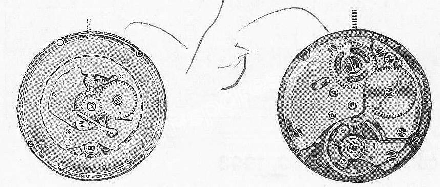 A Schild AS 1981 watch movement A Schild AS 1981 watch movement