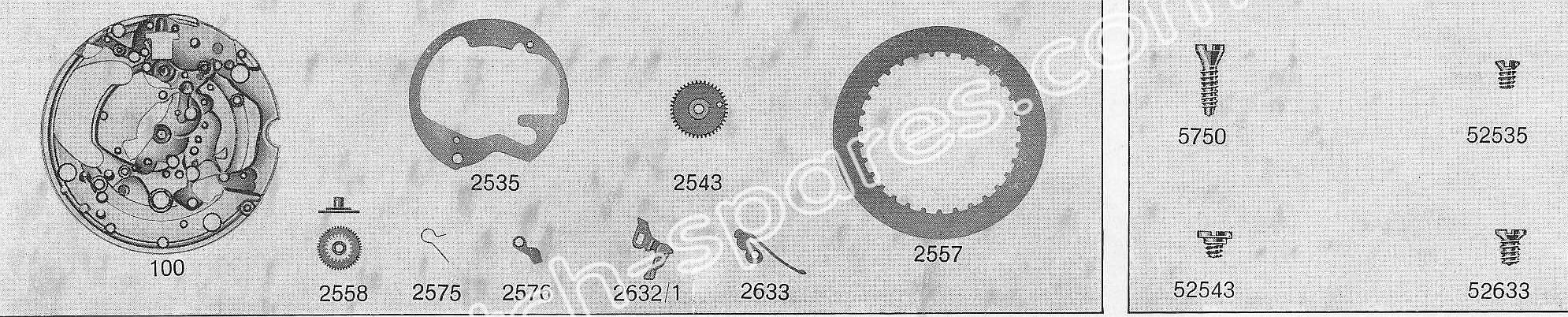 A Schild AS 1983 watch date part A Schild AS 1983 watch date part