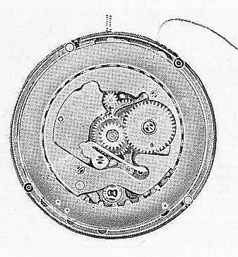 A Schild AS 1993 watch movement A Schild AS 1993 watch movement