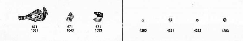 Omega 671 watch spare parts Omega 671 watch spare parts
