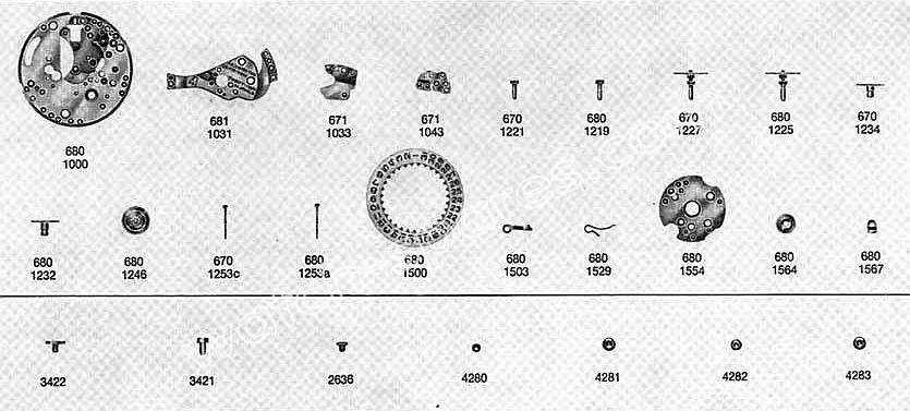 Omega 681 watch date parts Omega 681 watch date parts