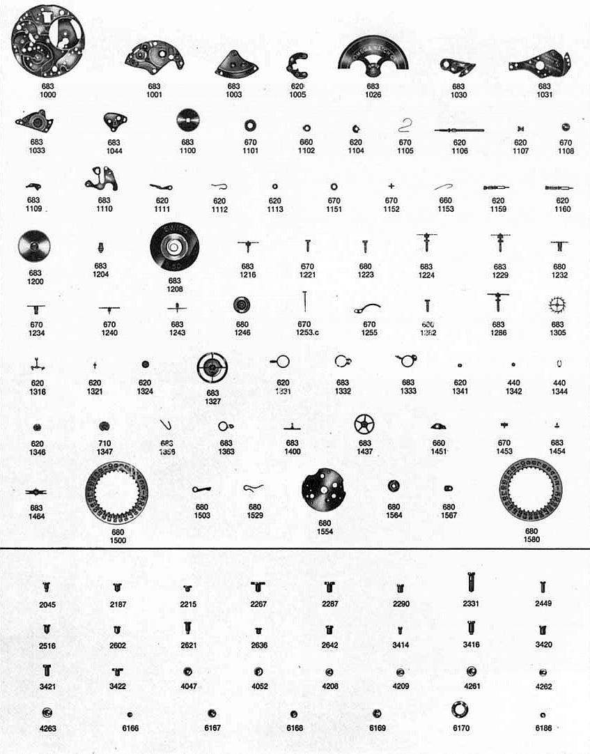 Omega 685 watch parts Omega 685 watch parts