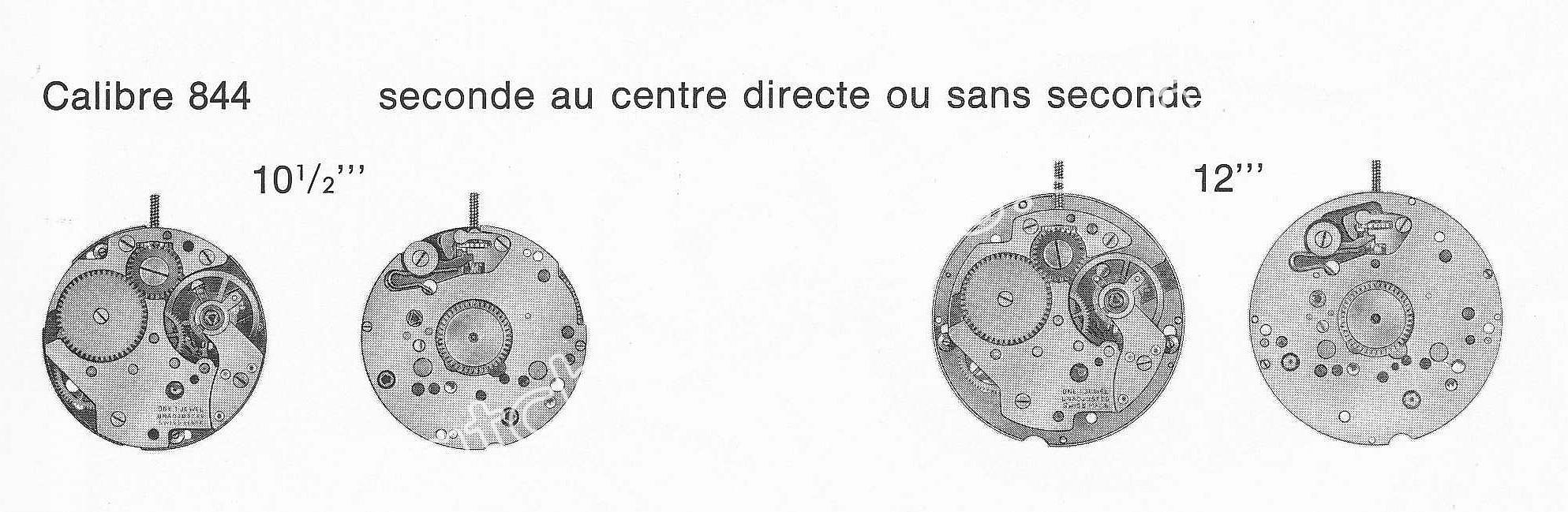 Baumgartner BFG 844 watch movements Baumgartner BFG 844 watch movements
