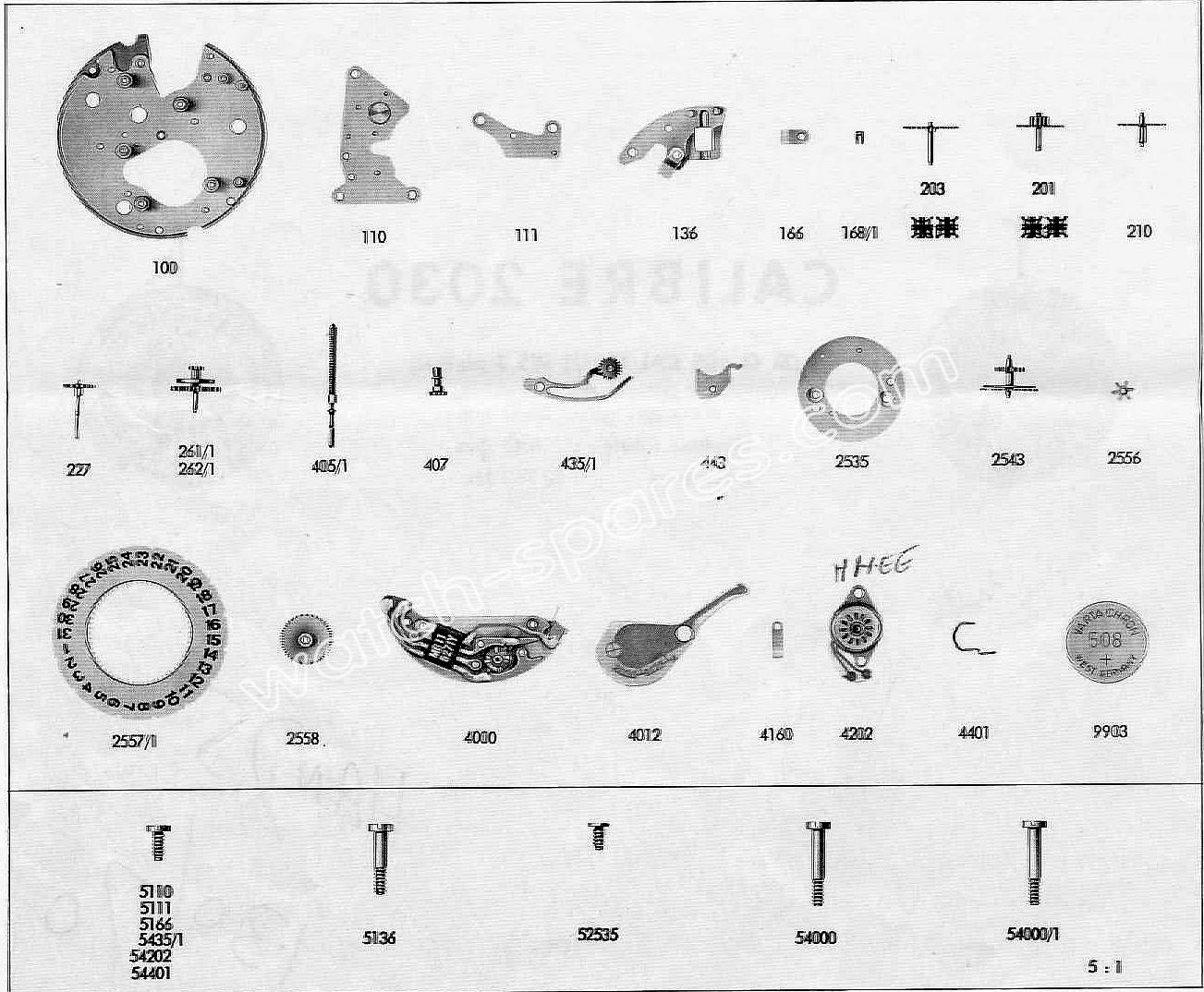 tissot watch spare parts