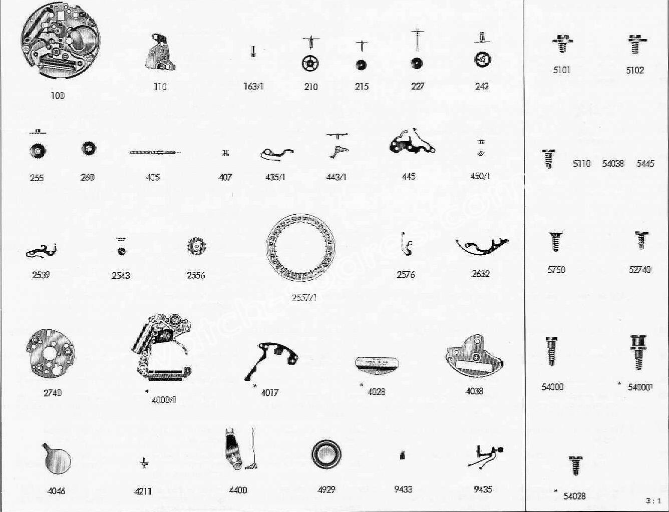 Tissot 2042 watch spare parts Tissot 2042 watch spare parts