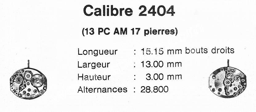 Tissot 2404 watch movements Tissot 2404 watch movements