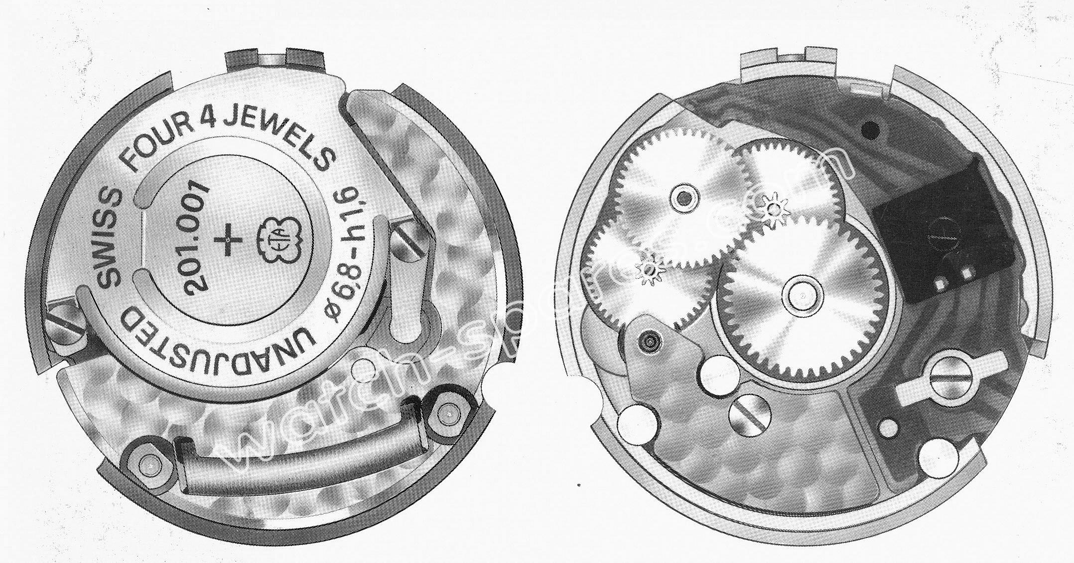ETA 201.001 watch movements ETA 201.001 watch movements