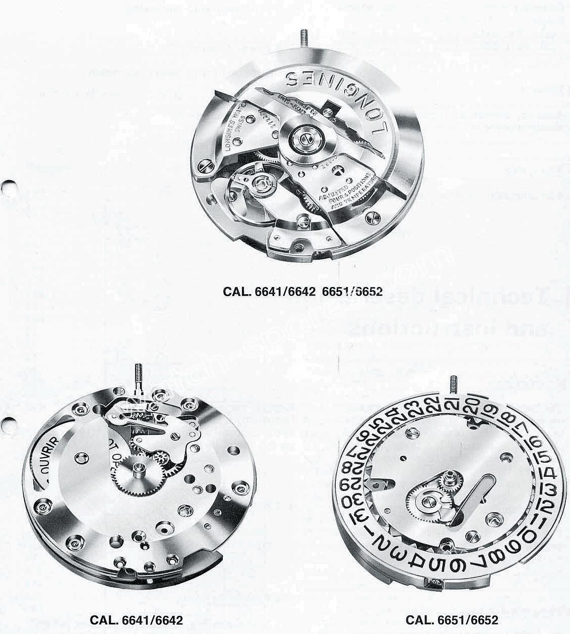 Longines 6641 watch movements Longines 6641 watch movements