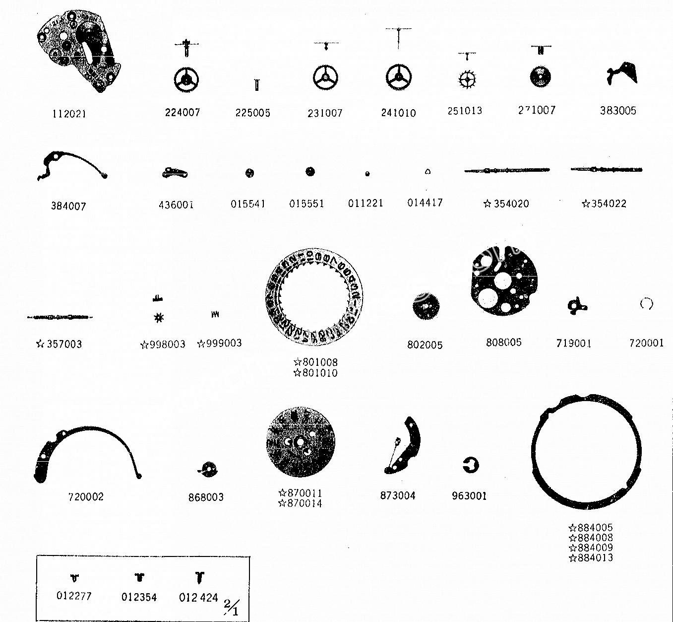 SEIKO 7019A watch spare parts SEIKO 7019A watch spare parts